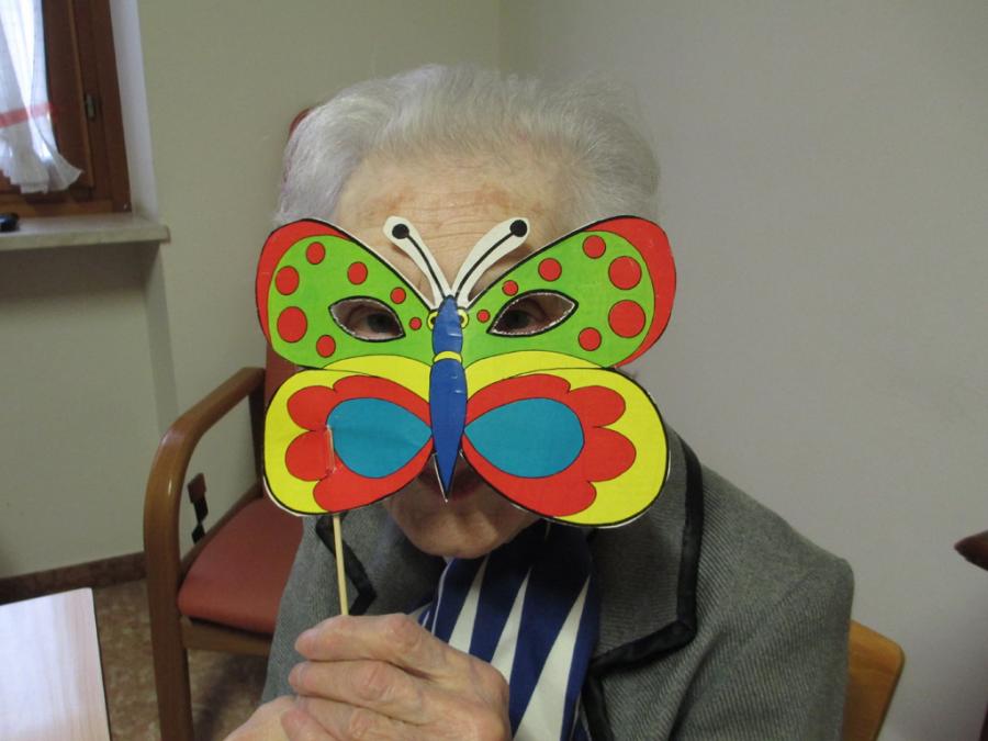 Maschera di Carnevale - Casa di riposo Campostrini
