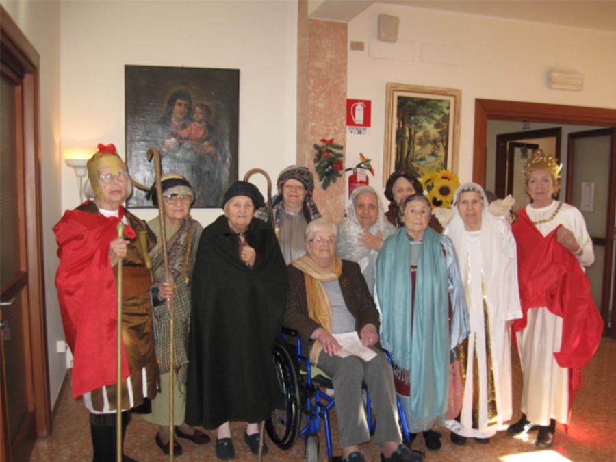 Natale in casa di riposo Campostrini