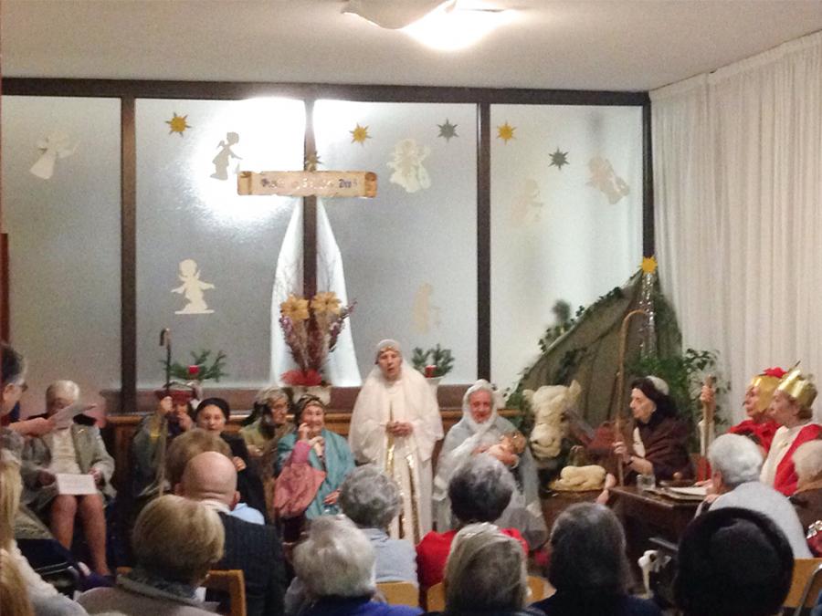 Natale in casa di riposo Campostrini